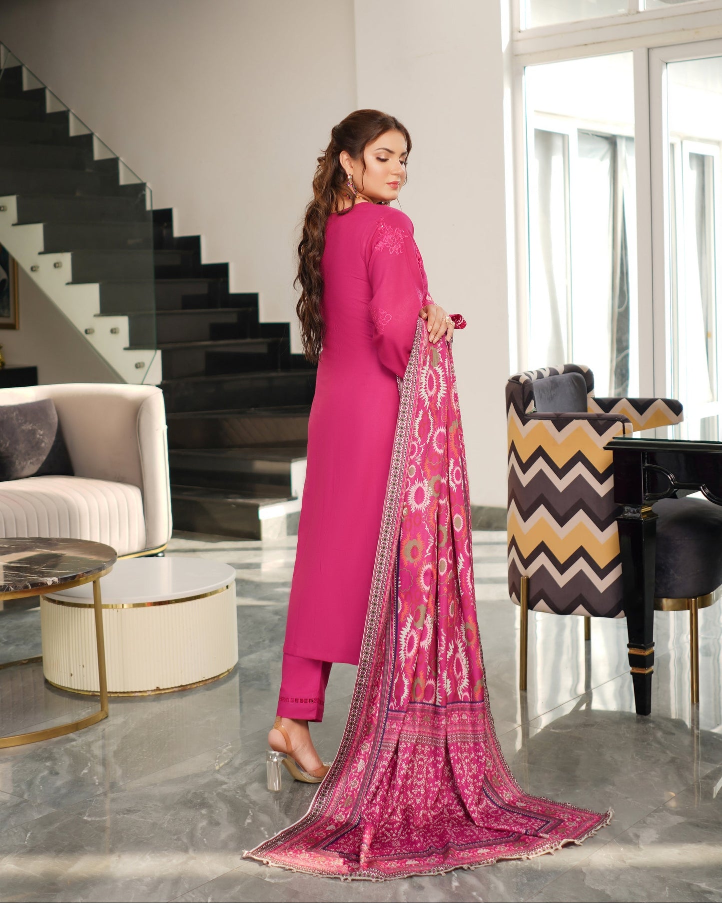 Munira Jasmine Dhanak MSL 01 Hot Pink