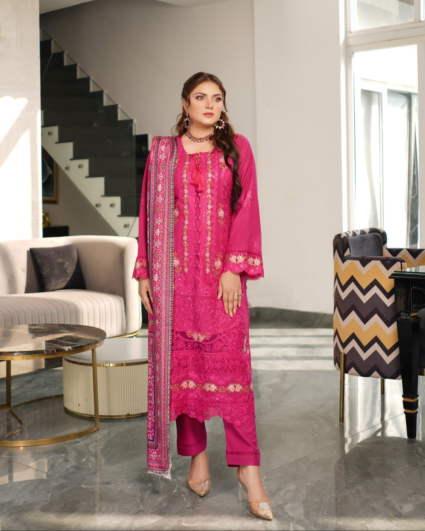 Munira Jasmine Dhanak MSL 01 Hot Pink