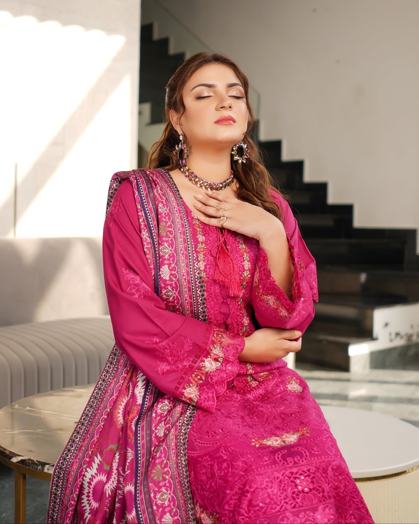 Munira Jasmine Dhanak MSL 01 Hot Pink