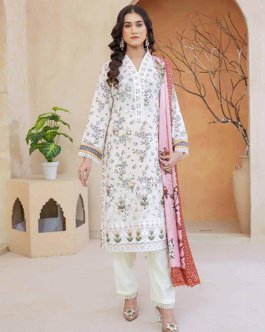 Munira Libas Dhanak MSL 03 Cream