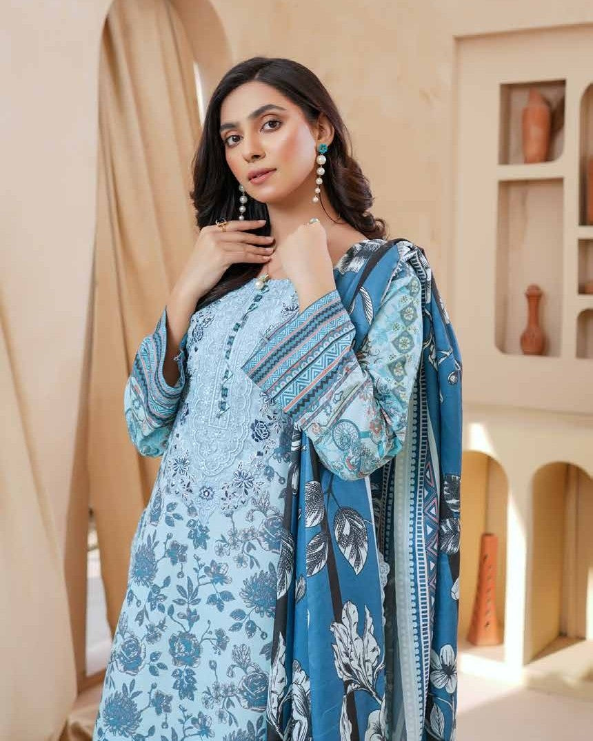 Munira Libas Dhanak MSL 04 Aqua