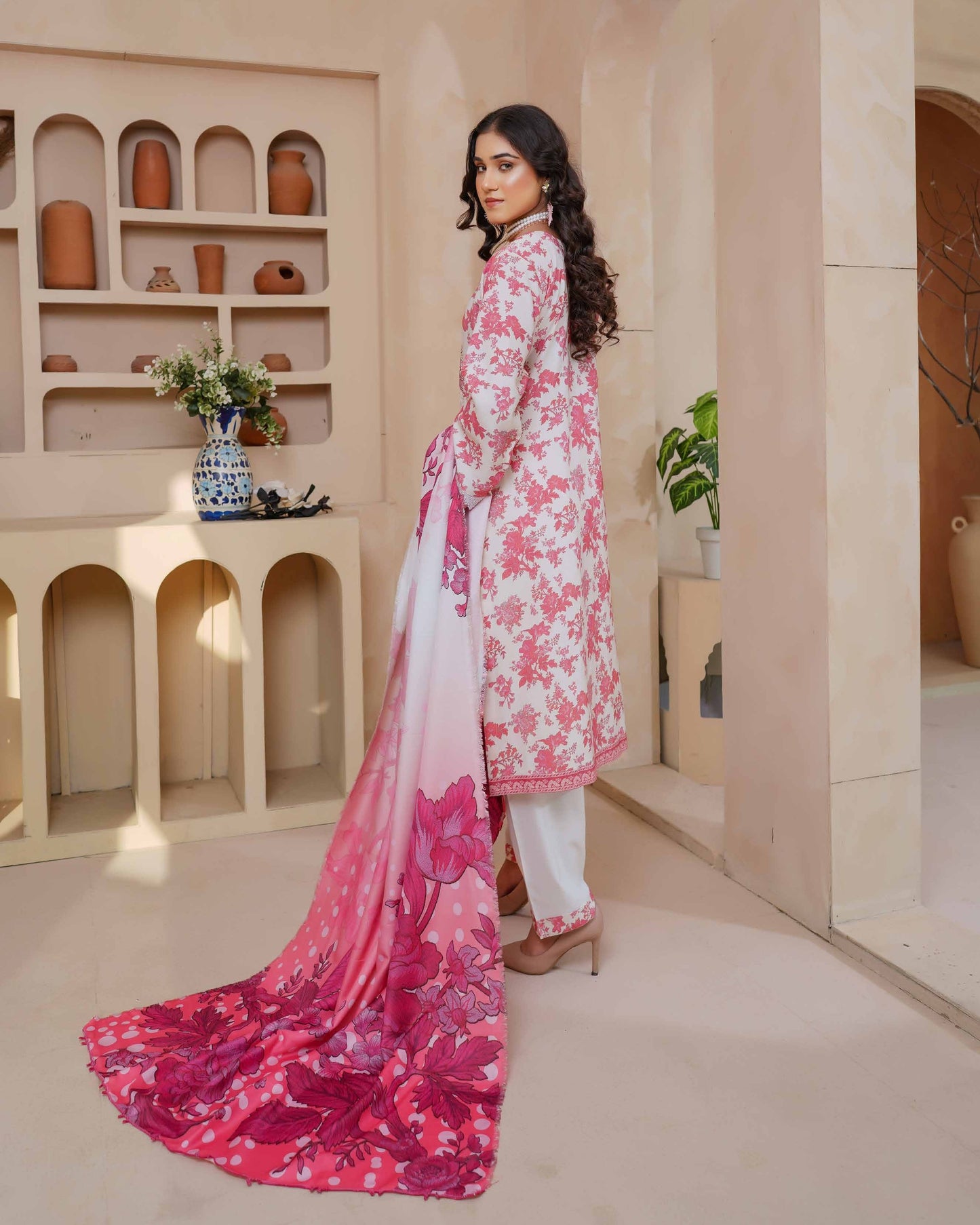 Munira Libas Dhanak MSL 06 Cream