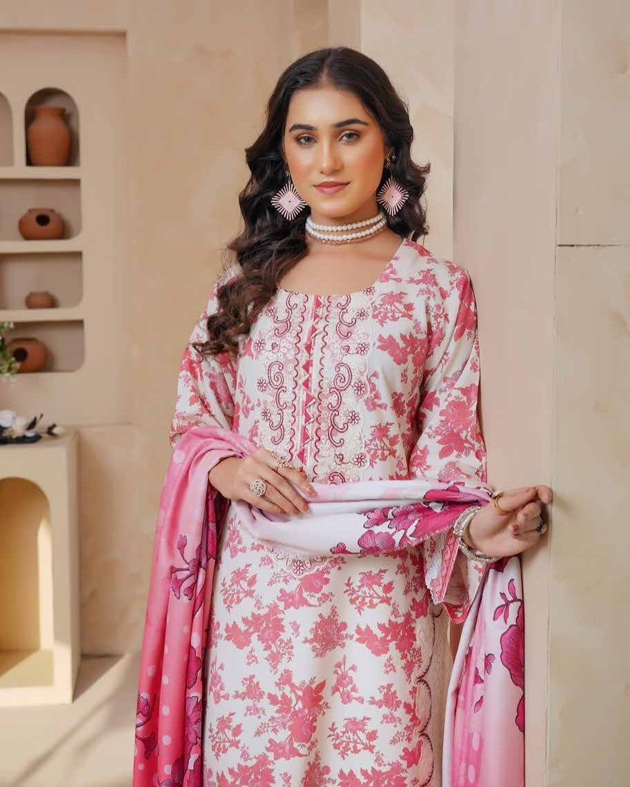 Munira Libas Dhanak MSL 06 Cream