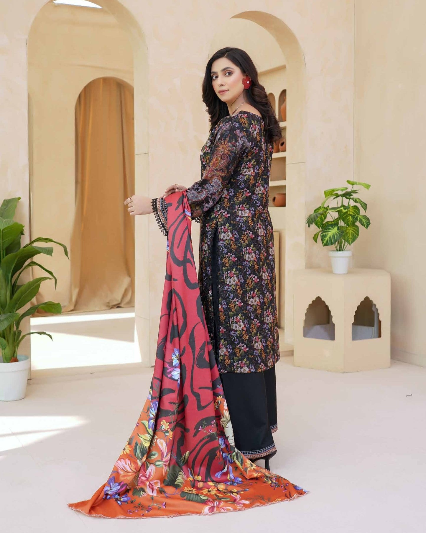 Munira Libas Dhanak MSL 01 Black