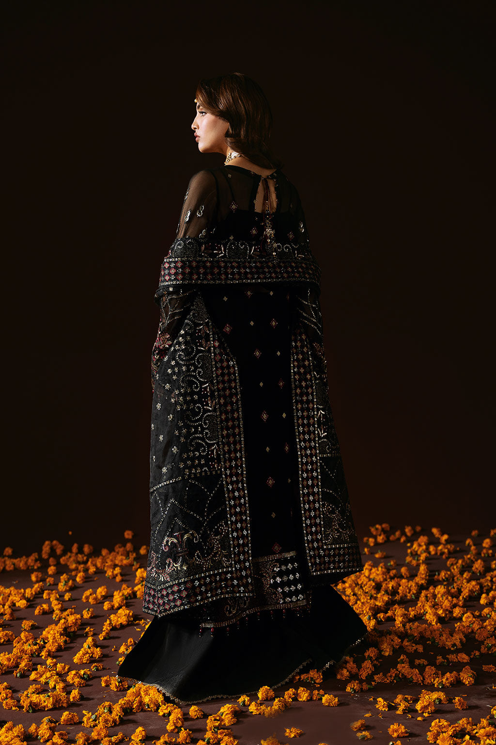 Dastak Luxury Chiffon Vol-02 Q-205 Black
