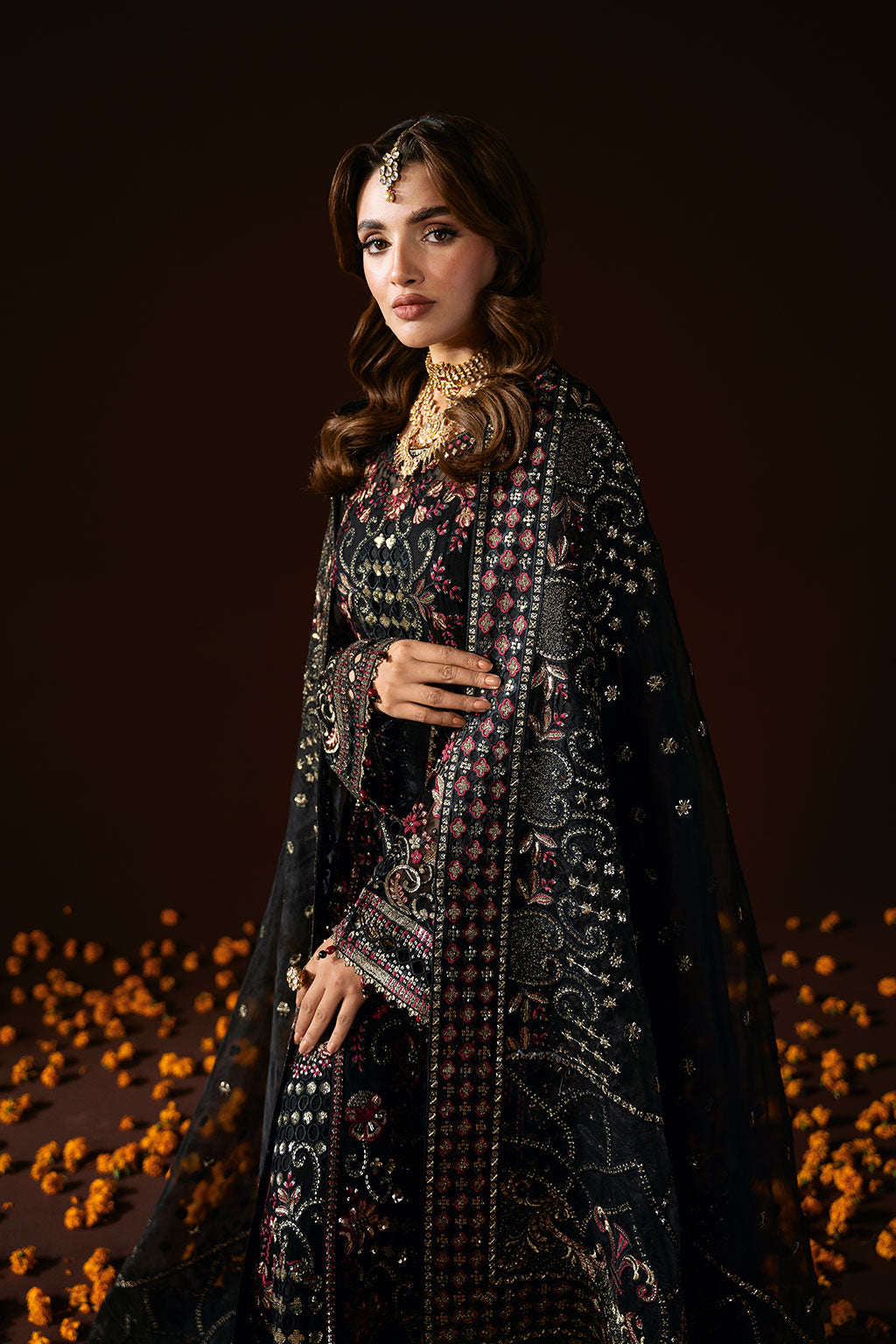 Dastak Luxury Chiffon Vol-02 Q-205 Black