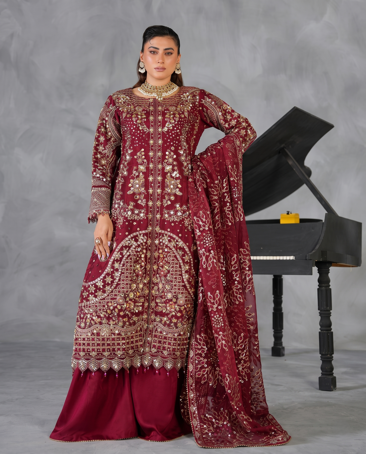 SJ3821 Mehroon