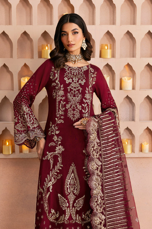 Shehnai Raw Silk Vol-01 SS-102 Wine Red