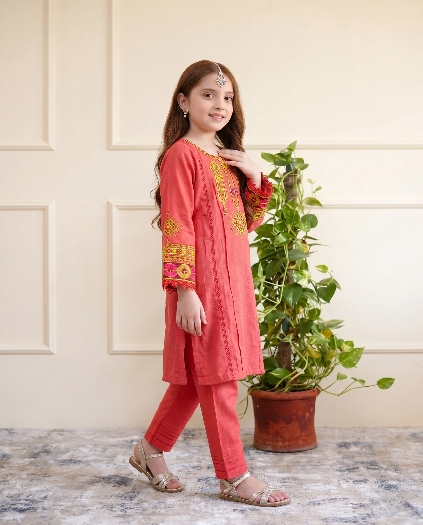 Stylish Club 21 Peach Red