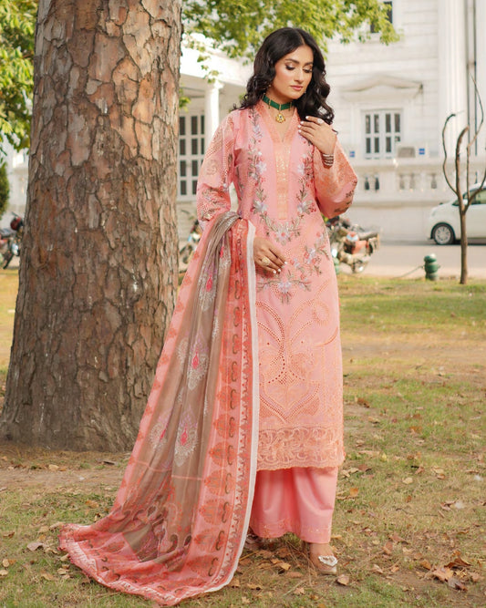 Munira Nazakat Cotton MSL 04 Peach