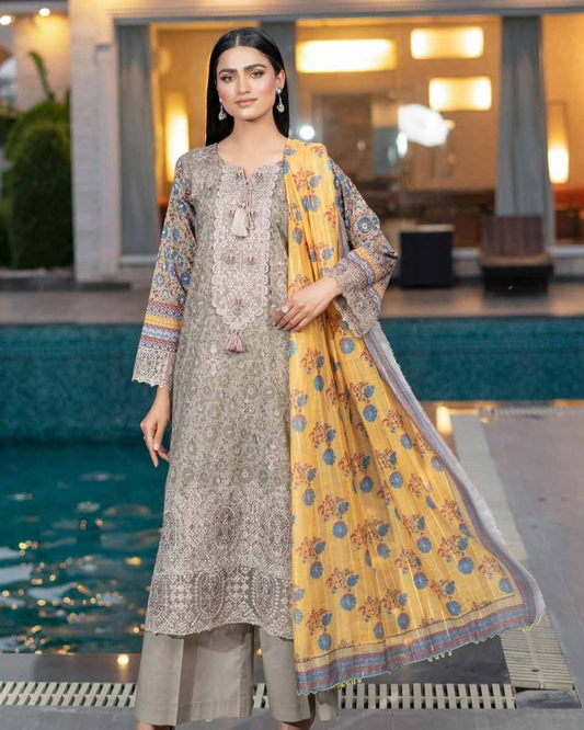 Munira Mehak Lawn MSL 07 Grey