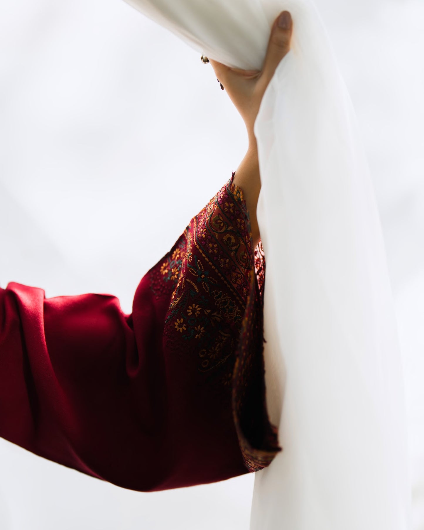 Warmth of November Dhanak Wine Red