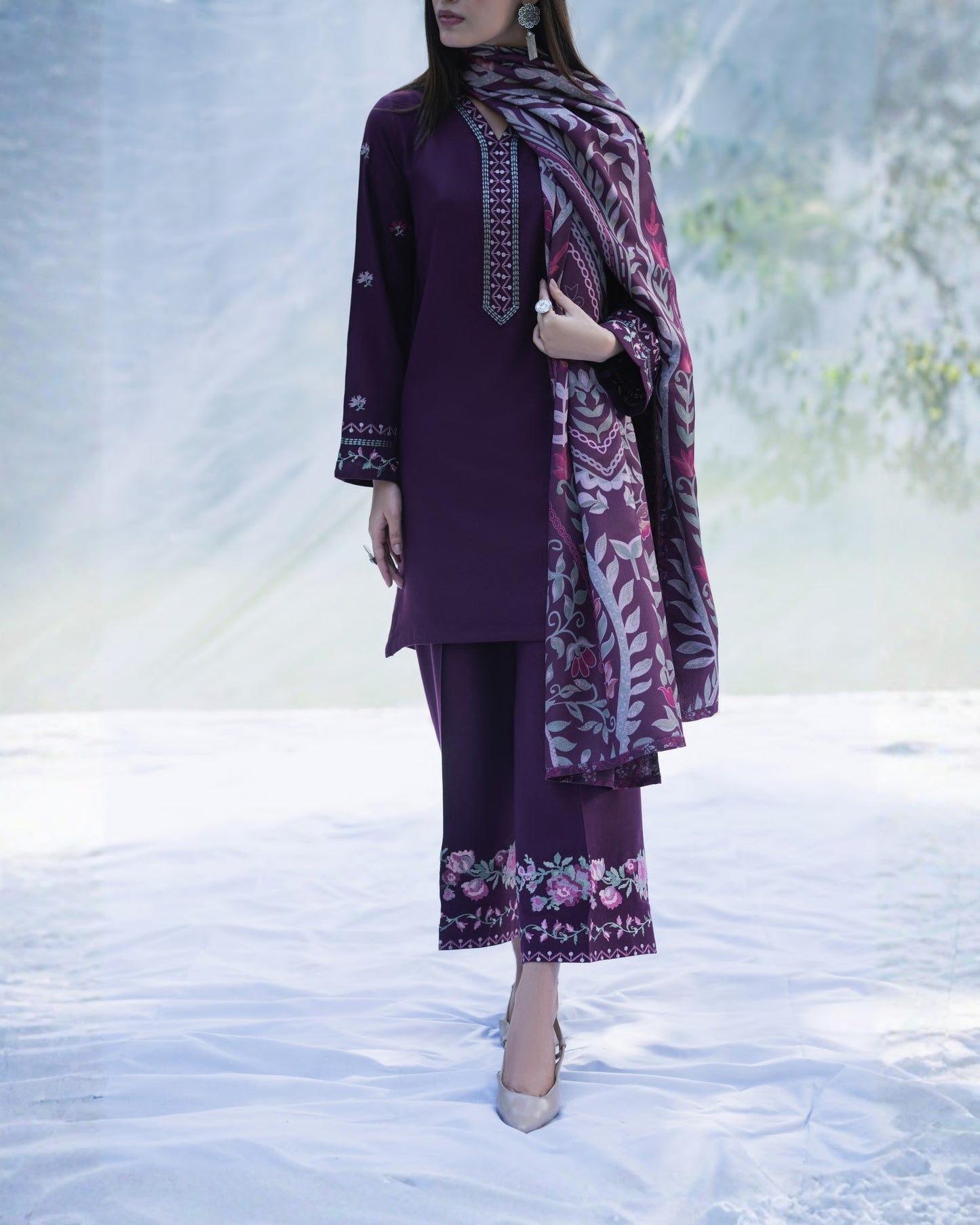 Warmth of November Dhanak Purple