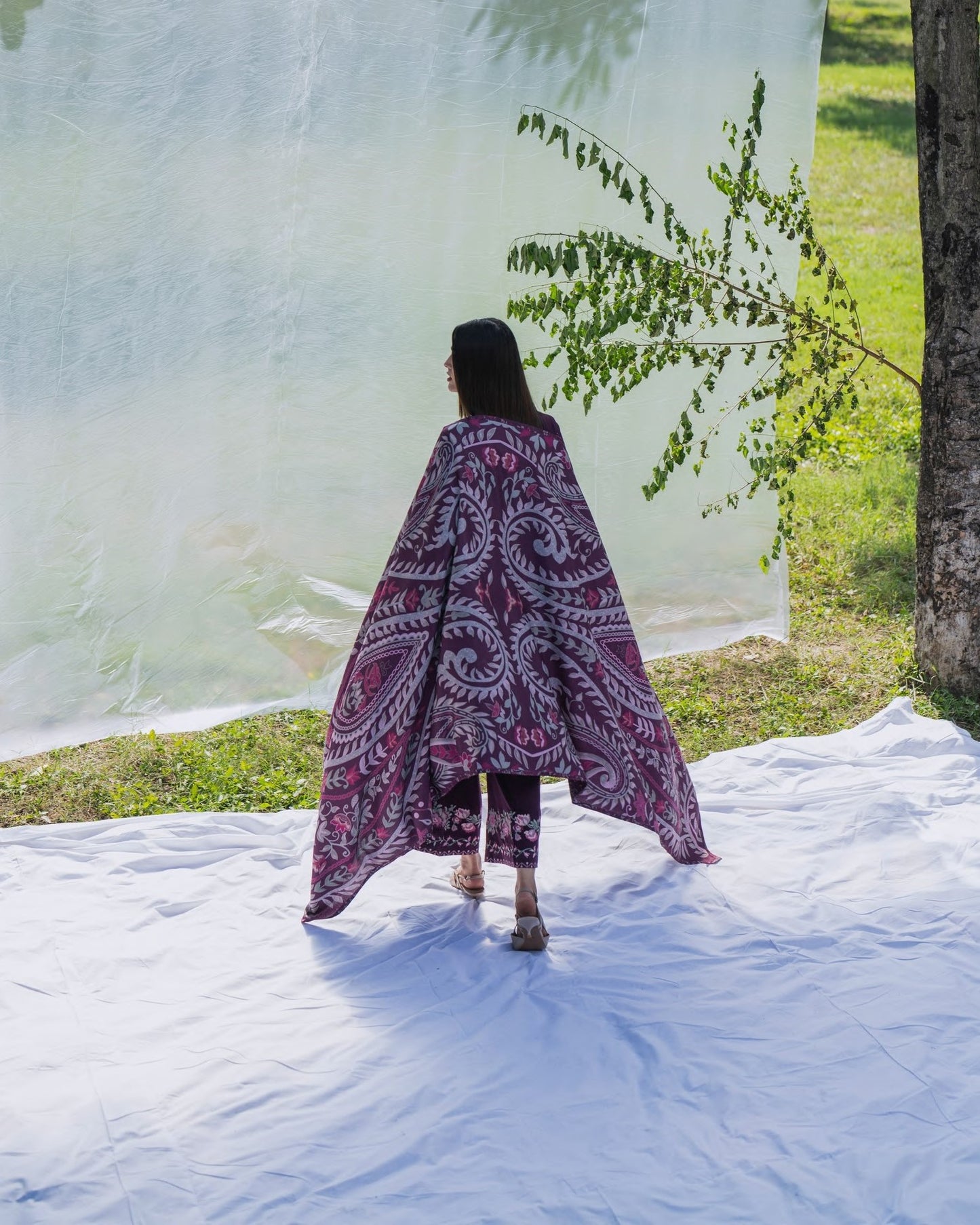 Warmth of November Dhanak Purple